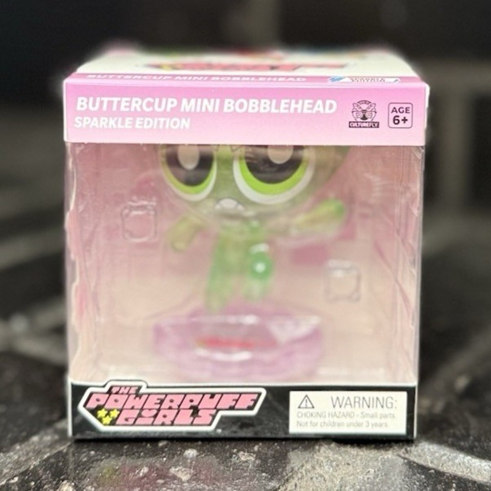 CultureFly Powerpuff Girls Buttercup Sparkle Bobblehead Vinyl MPN PGQ004A